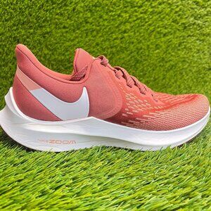 Nike Zoom Winflo 6 Womens Size 6.5 Pink White Athletic Running Shoes Sneakers